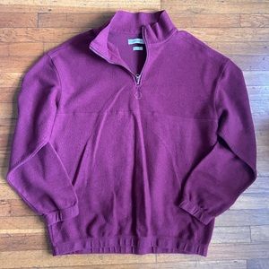 Fleece Sweatshirt. Size M but fits loose- good fit if you’re a large.